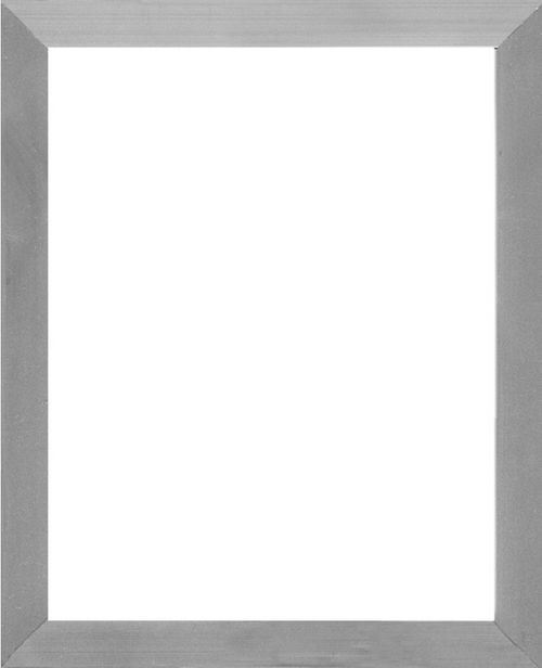 Silver Flat Metal Frame